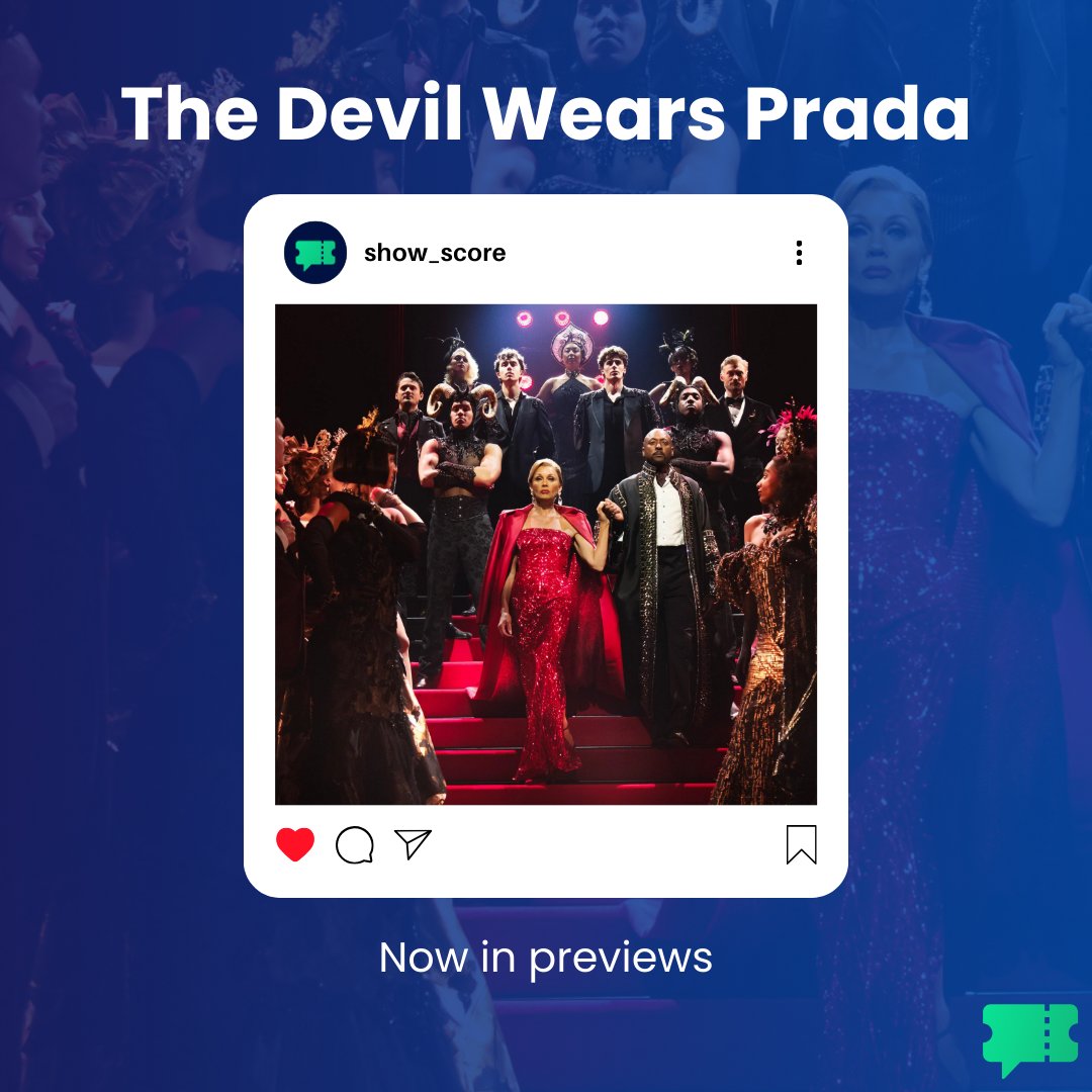 Show_Score's tweet image. 👠✨ The most fashionable show of the season is here! @pradawestend starts previews tonight, and the drama is as fierce as the looks. Everybody wants this — a ticket to the show!
 
📸: Matt Crockett

#WestEnd #Musical #Fashion #Theatre #devilwearspradamusical #devilwearsprada