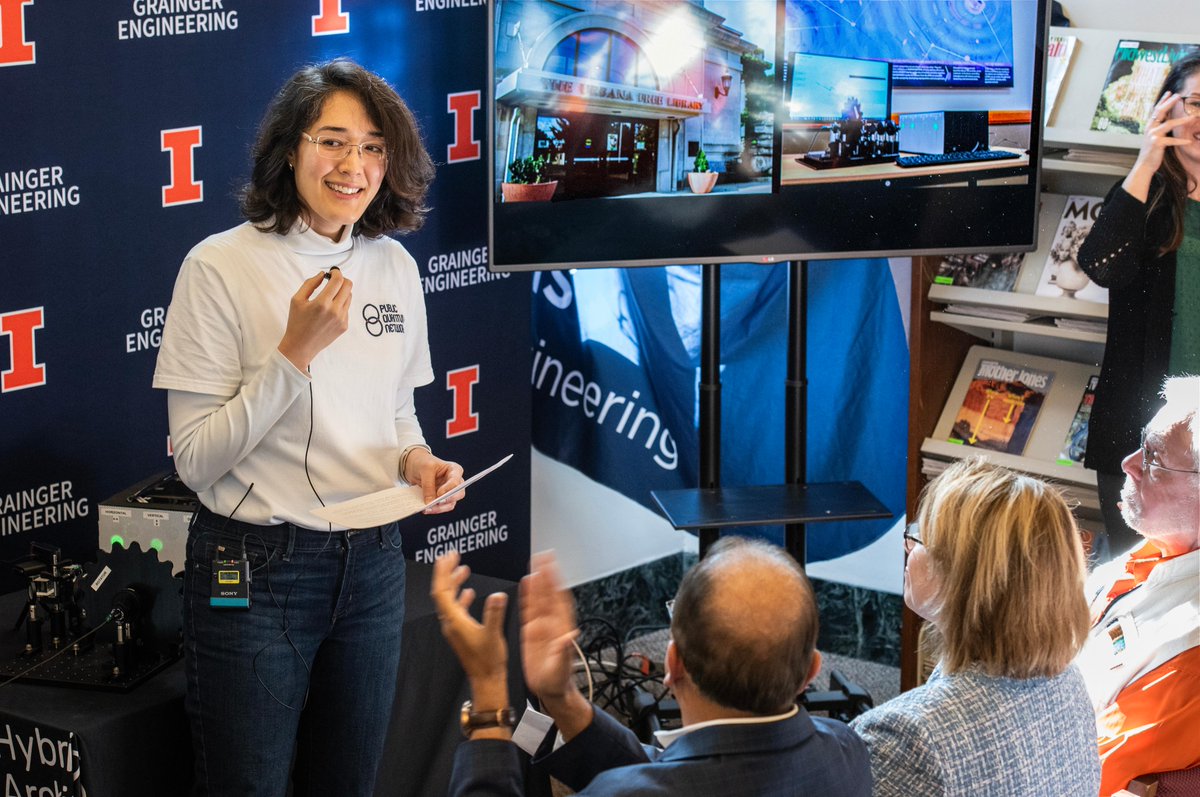 U.S. National Science Foundation (@nsf) on Twitter photo The NSF Quantum Leap Challenge Institute <a href="/UofIllinois/">University of Illinois</a> is working to demystify quantum concepts, creating a public demonstration of quantum entanglement <a href="/UrbanaFree/">The Urbana Free Library</a>. bit.ly/3NI3OEc
📸: Lloyd DeGrane/ University of Illinois Urbana-Champaign/Chicago Quantum Exchange The NSF Quantum Leap Challenge Institute <a href="/UofIllinois/">University of Illinois</a> is working to demystify quantum concepts, creating a public demonstration of quantum entanglement <a href="/UrbanaFree/">The Urbana Free Library</a>. bit.ly/3NI3OEc
📸: Lloyd DeGrane/ University of Illinois Urbana-Champaign/Chicago Quantum Exchange