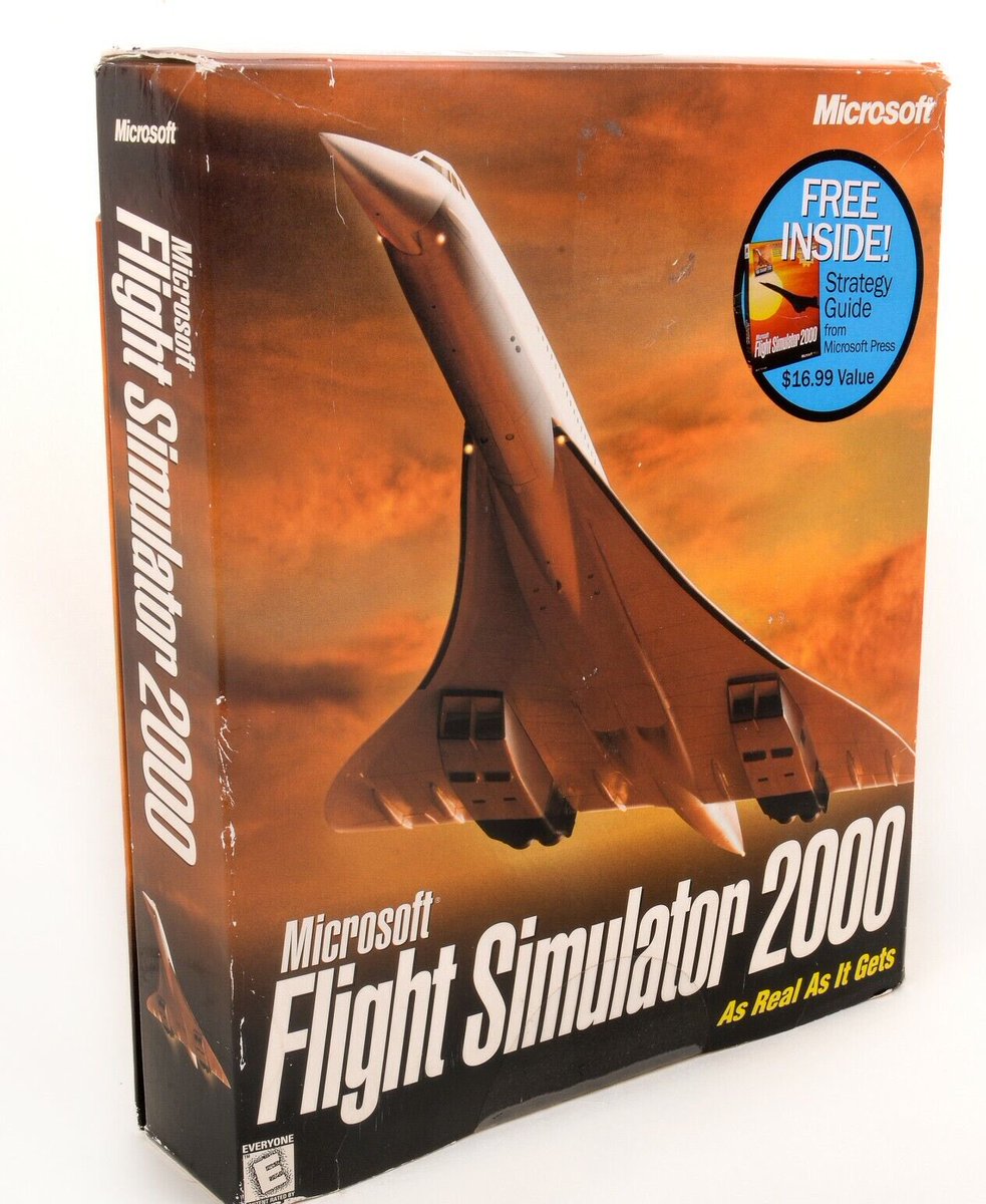 その他 Microsoft Flight Simulator 2000 Microsoft Flight Simulator 2000: As Real As It Gets (2-Disc Set CD