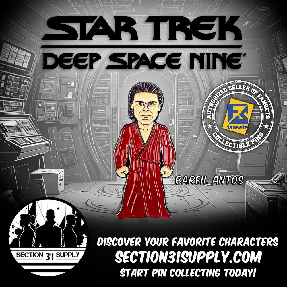 Section31Supply 🔜#STSF (@section31supply) on Twitter photo Bareil Antos Pin! Available at section31supply.com
start collecting today! <a href="/fansets/">FanSets</a> <a href="/trekcore/">TrekCore.com 🖖</a> <a href="/trekgeeks/">Trek Geeks 🔜 Trek Talks 2025</a> #s31s #section31 #tos #discovery #ds9 #voyager #enterprise #paramount #llap #fansets #startrek #animation #trek #pincollector #pins #deltas #starship #thankyou Bareil Antos Pin! Available at section31supply.com
start collecting today! <a href="/fansets/">FanSets</a> <a href="/trekcore/">TrekCore.com 🖖</a> <a href="/trekgeeks/">Trek Geeks 🔜 Trek Talks 2025</a> #s31s #section31 #tos #discovery #ds9 #voyager #enterprise #paramount #llap #fansets #startrek #animation #trek #pincollector #pins #deltas #starship #thankyou