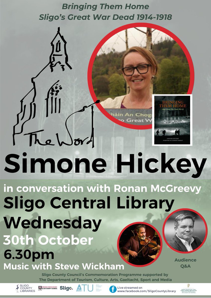 Simone Hickey chats about her upcoming book ‘Bringing them Home’. #sligolibraries #sligo #ATU #SligoCoCo #PeaceIV