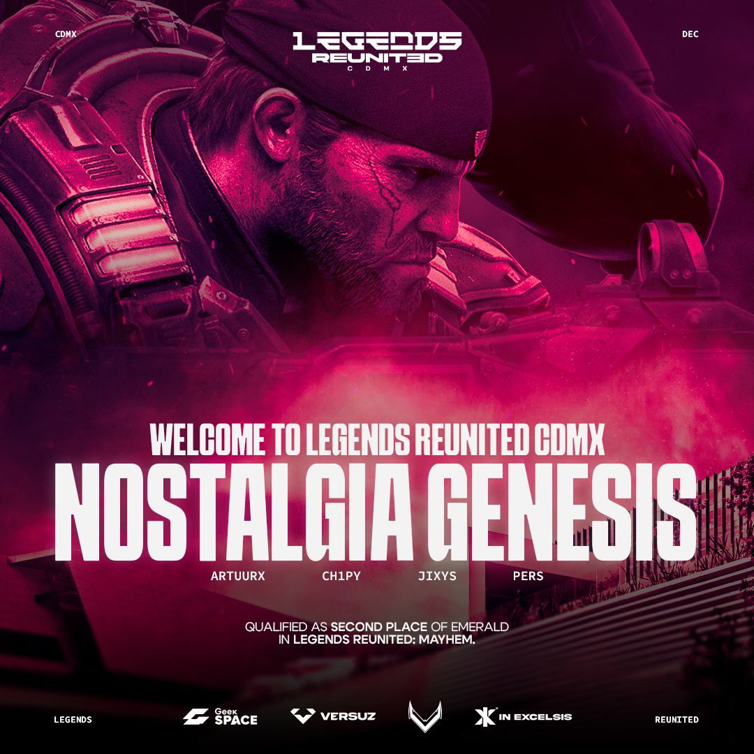 📢7o invitado para presencial📢
LEGENDS REUNITED MAYHEM
Patrocinadores: 
<a href="/InExcelsisUS/">In Excelsis</a>
<a href="/VersuzGaming/">VSGaming</a>
<a href="/GeekSpaceMx/">Geek Space</a>

EMERALD 🟢
<a href="/NostalgiaGnesis/">𝐍𝐨𝐬𝐭𝐚𝐥𝐠𝐢𝐚</a> 
 
FELICIDADES! nos vemos en presencial
<a href="/chipyrc/">nos ch1py</a>
<a href="/ArtuuRx/">ArtuuRx</a> 
<a href="/Jixyys/">✰</a> 
<a href="/persspec/">Gabriel</a> 
#NeverForget 

Ver repetición:
📺twitch.tv/teegamingorg