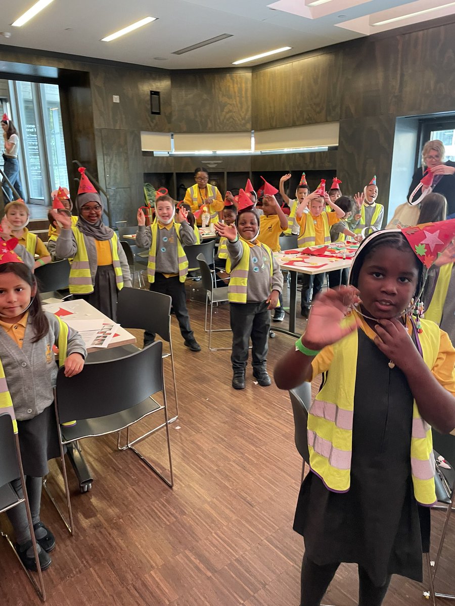Here we are in the hats we made! We even wore them to the performance of ‘ That’s not MY HAT!’ What a fantastic day we have had! <a href="/ReayPrimary/">Reay Primary School</a> <a href="/ReayMrs/">Mrs D-J Reay</a>