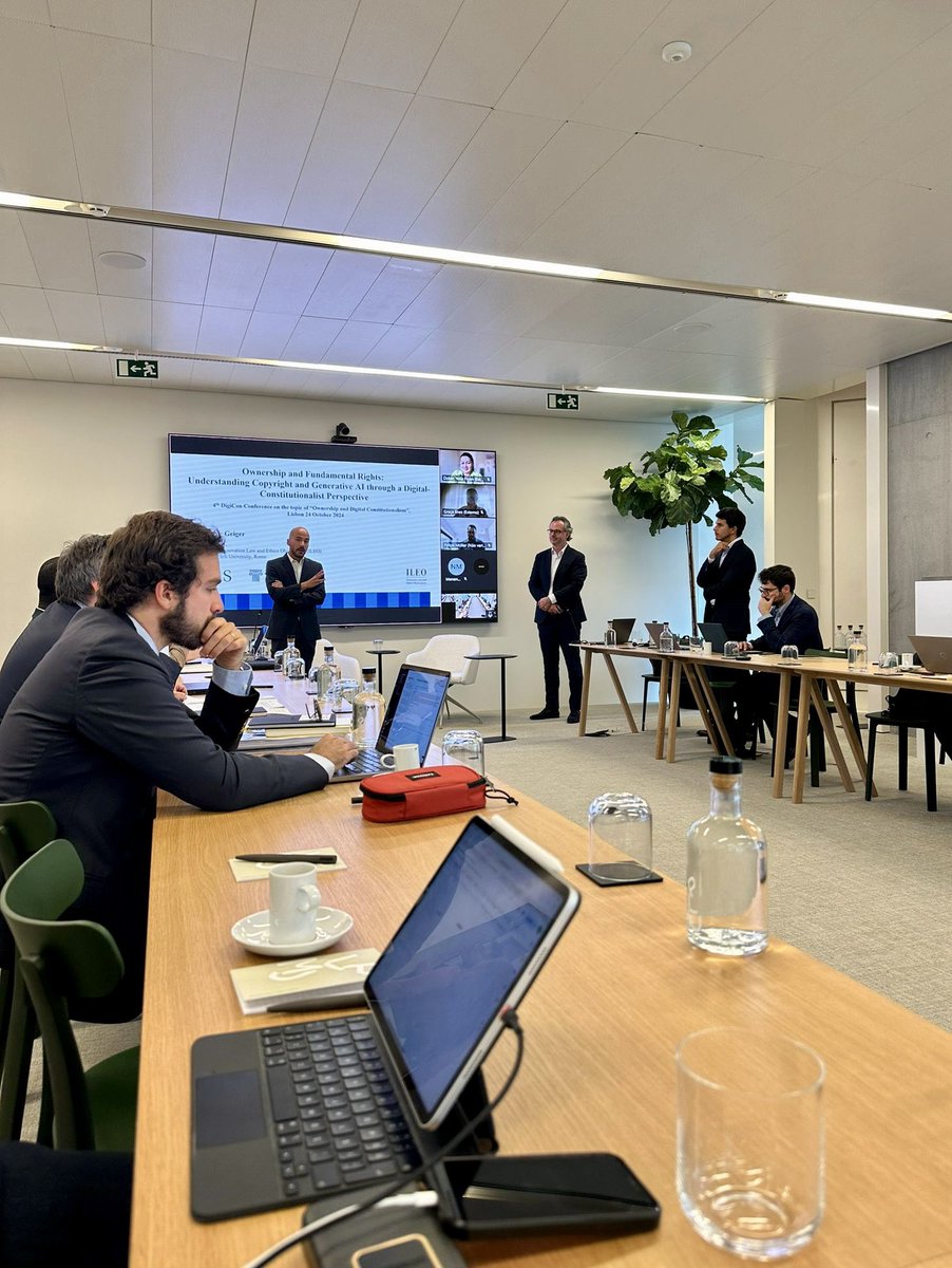 Católica Global School of Law (@catolicaglobal) on Twitter photo The 4️⃣ Annual Conference of <a href="/The_Digi_Con/">The Digital Constitutionalist</a> is on and we’re very proud to be one of its partners!
Hosted by PLMJ in Lisbon, the conference gathers a wonderful group of participants & keynote speakers (@ChristopheGeig1, <a href="/lynskeyo/">Orla Lynskey</a>, Nuno Sousa e Silva) 🎙️
🔗 digi-con.org/digicon-iv-is-… The 4️⃣ Annual Conference of <a href="/The_Digi_Con/">The Digital Constitutionalist</a> is on and we’re very proud to be one of its partners!
Hosted by PLMJ in Lisbon, the conference gathers a wonderful group of participants & keynote speakers (@ChristopheGeig1, <a href="/lynskeyo/">Orla Lynskey</a>, Nuno Sousa e Silva) 🎙️
🔗 digi-con.org/digicon-iv-is-…