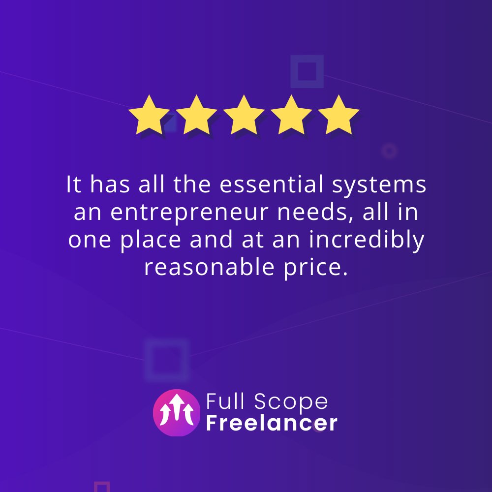 No other platform even comes close! 🤩

Clients are already raving about how Full Scope Freelancer provides the best bang for their buck when it comes to running a freelance business!

Discover more on our website (link in the comments) 👇