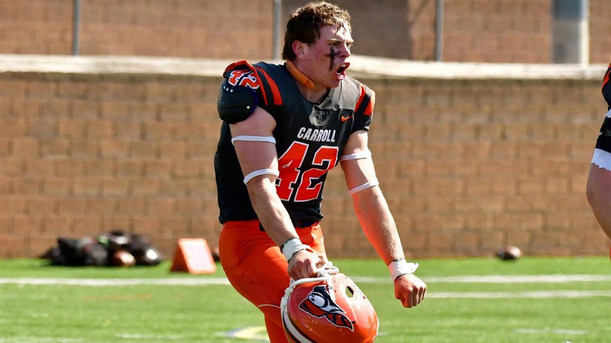 NCAA Division III (@ncaadiii) on Twitter photo On the field, Will Campbell is a linebacker for <a href="/pio_athletics/">Carroll University Athletics</a>.
Off the field, Will is an author, with his debut novel now available.
📰 on.ncaa.com/c22c78y2
#WhyD3 | #D3fb On the field, Will Campbell is a linebacker for <a href="/pio_athletics/">Carroll University Athletics</a>.
Off the field, Will is an author, with his debut novel now available.
📰 on.ncaa.com/c22c78y2
#WhyD3 | #D3fb