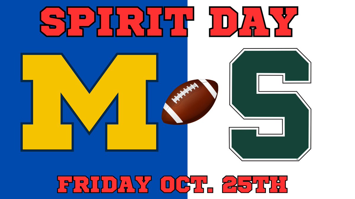 Friday spirit day at Rhs!! <a href="/RHSBEI/">RHS BEI Academy</a>  <a href="/RHSDEM/">RHS DEM Academy</a> <a href="/RomeoAthletics/">Romeo Bulldogs Athletics</a>