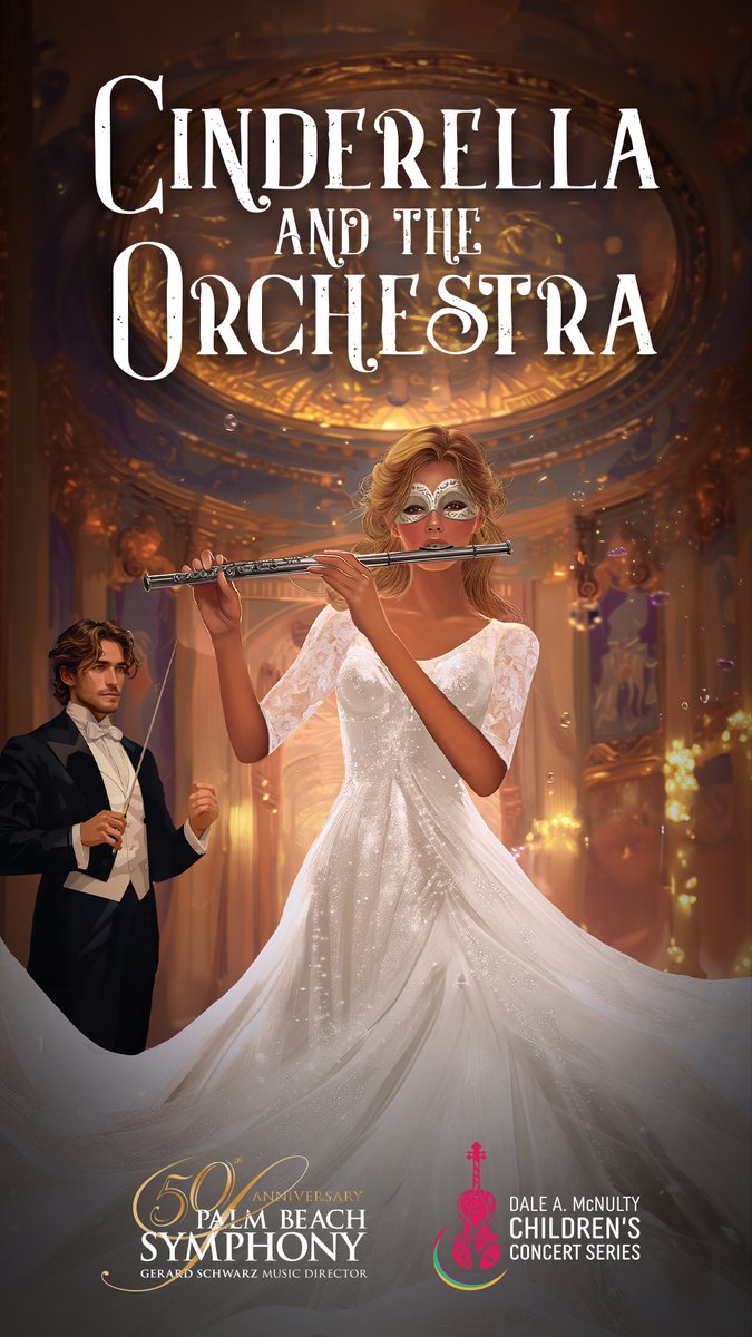 Join us for "Cinderella and the Orchestra", a special performance by the <a href="/pbsymphony/">Palm Beach Symphony</a> as part of the Dale A. McNulty Children's Concert Series! 🎻👑

🗓 Saturday, October 26 at 3 PM
📍Eissey Campus Theater, Palm Beach State College
🎟 …beachsymphony.my.salesforce-sites.com/ticket/#/event…