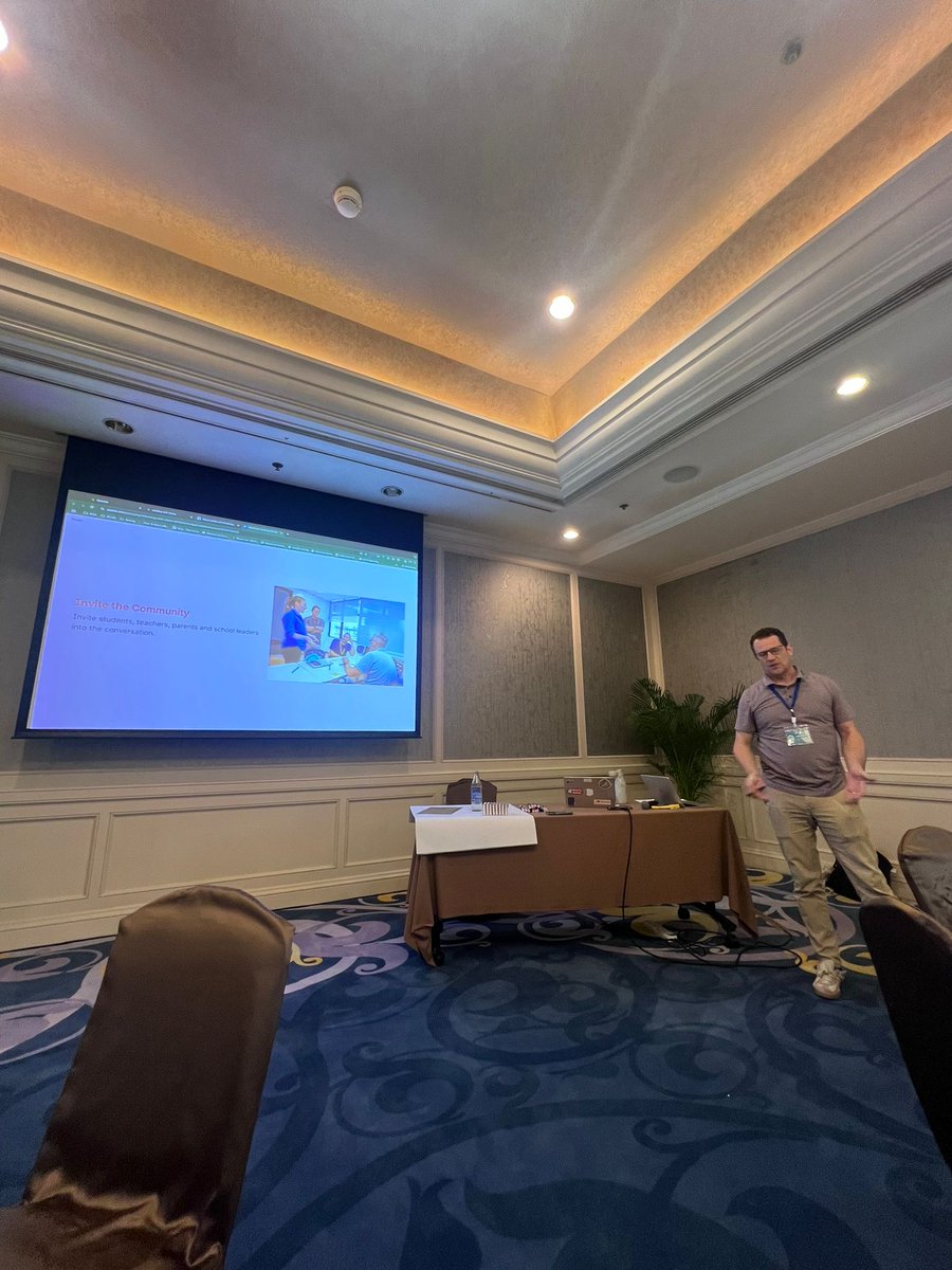 CoraEdTech's tweet image. Grateful to present with @desertclimber at the EARCOS Leadership Conference on &quot;Create Sustainable AI Pathways in International Education.&quot;
We had great engagement, explored AI ethics, pathways for schools, and fostering communities.  #AIinEdu #EdTech #EARCOS #elc2024bkk #ELC2024