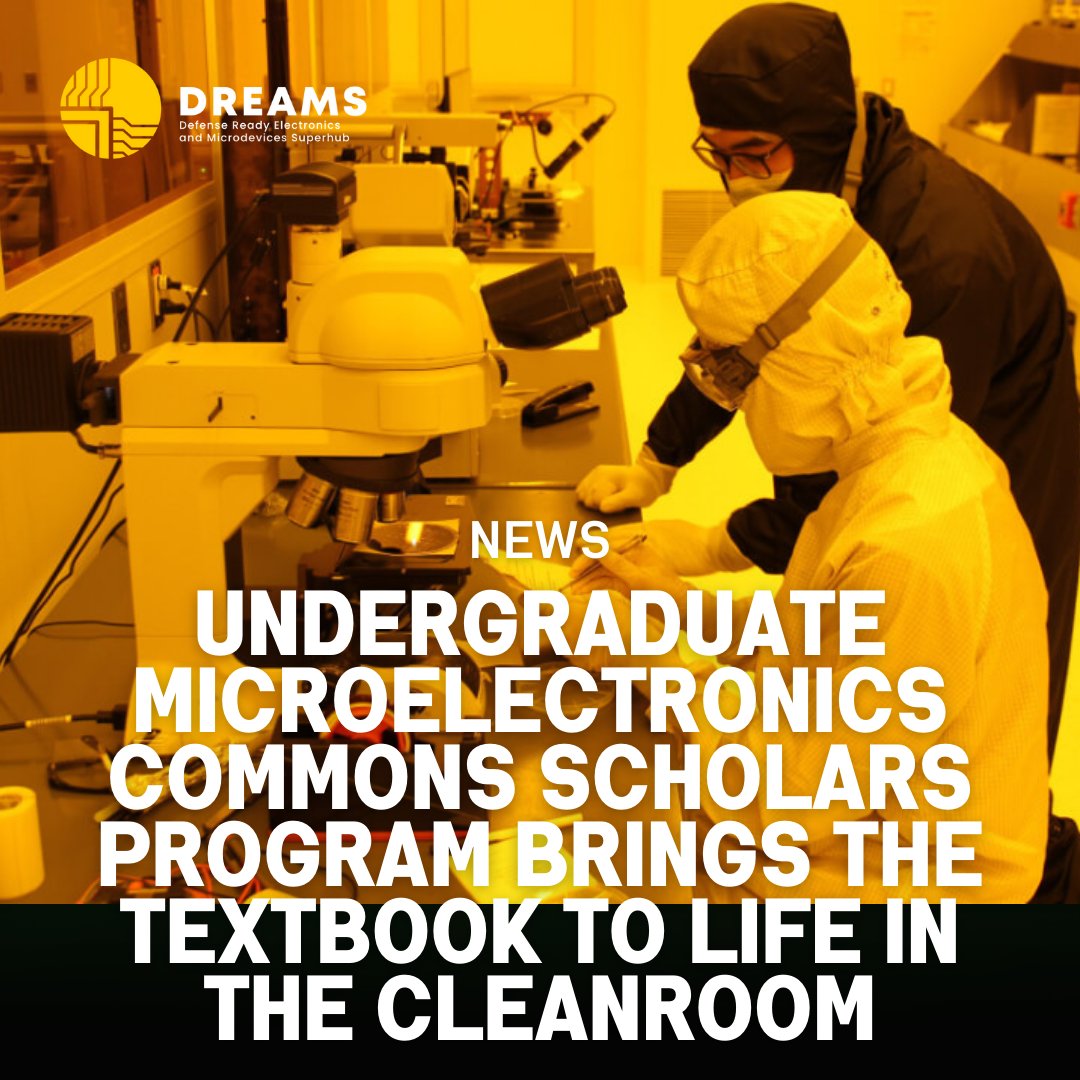 Congratulations to our first 2 cohorts of ME Commons Scholars! These undergrad students completed the Cleanroom Gateway and a 6-week internship at the John O'Brien Nanofabrication Laboratory. We can't wait to build on this early success! isi.edu/news/72540/und…