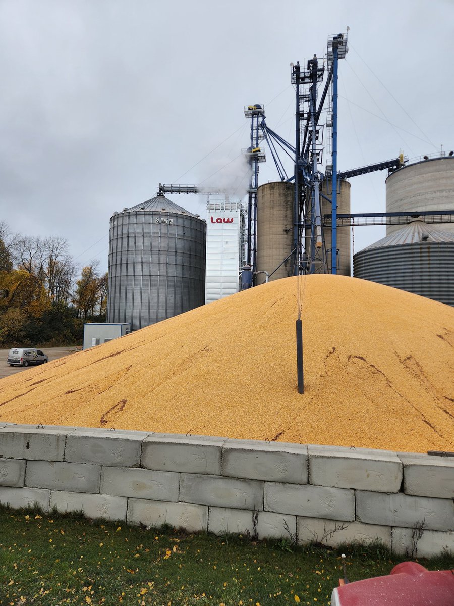 collwest's tweet photo. 347 days after a fire destroyed our dryer we are finally drying corn again #harvest24 https://t.co/4YXh9bfjsb