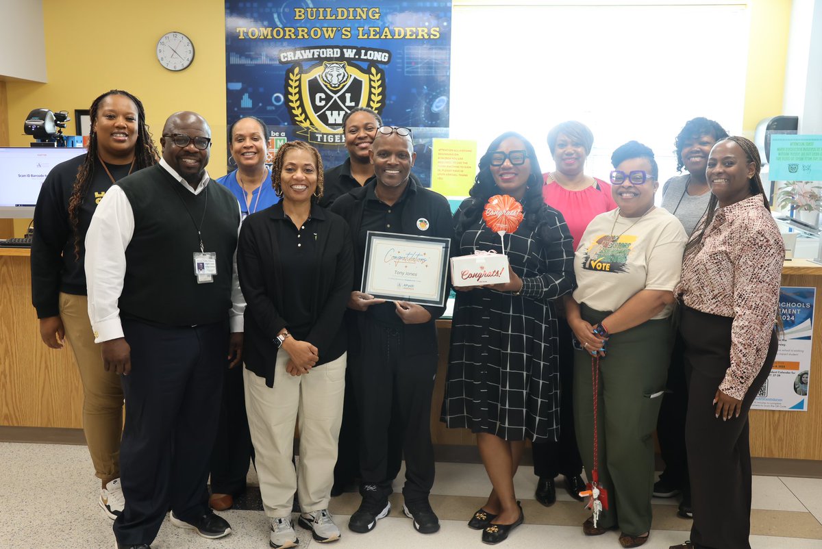 Celebrating excellence across the district! Join us in congratulating the 2024 APS Students First Finalists Asma Abdullahi from Perkerson Elementary School, Chatelah D. Brown from Phoenix Academy, and Dr. Tony Jones from Crawford Long Middle School! Thank you for always putting