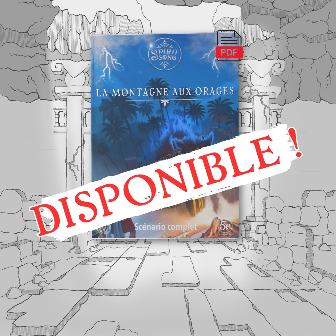 Découvrez ce scénario 5e gratuit ! 
Des cartes seront prochainement ajoutées et l'équilibrage sera optimisé ! 

jumpshare.com/s/NrbAxPPheKsh…

#dnd5e #JDR