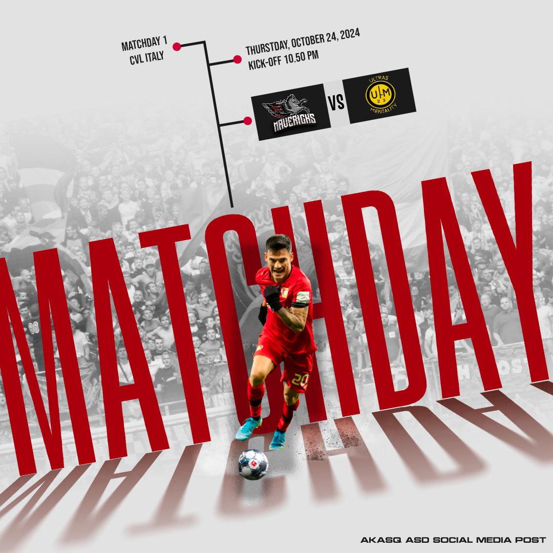 ⚽️ | MATCH DAY

#GoMavs
#GoAKA

<a href="/pctransfermarkt/">🇮🇹 PRO CLUBS TRANSFERMARKT🔍</a>