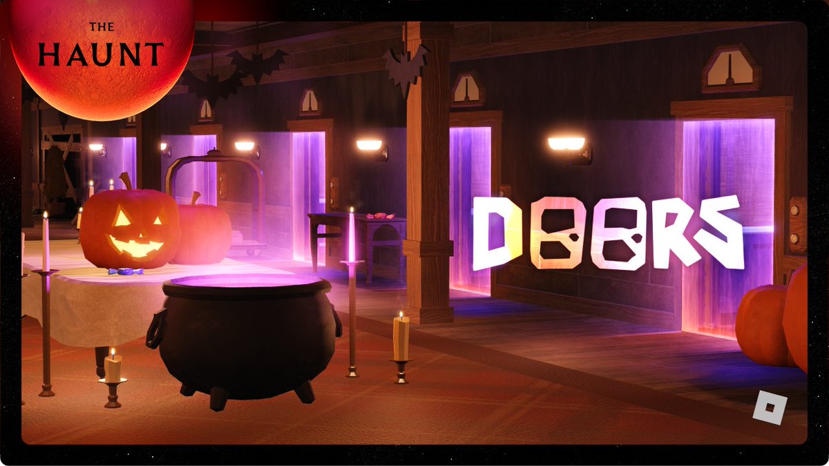 DoorsRoblox's tweet image. SURPRISE! 🎃 #RobloxDoors is in The Haunt!
We've prepared a fun little side-mode (enterable through purple elevators) you can play called TRICK OR TREAT, where you can eat Candy found in rooms to fill up the Candy Basket, but watch out: Candy has random effects, being either a…