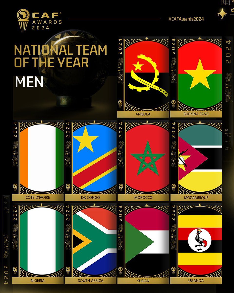 _PalancasNegras's tweet photo. 🚨 OFFICIEL : L’Angola est nominé pour le prix de la meilleure sélection africaine de l’année ! 🌍🥇

#CAFAwards2024 https://t.co/lIB1hZcJEd