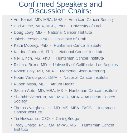 Sumanta K. Pal, MD, FASCO (@montypal) on Twitter photo An amazing lineup at the 2025 Frontiers in Cancer Care Delivery sponsored by <a href="/huntsmancancer/">Huntsman Cancer Institute</a> <a href="/UofUHealth/">University of Utah Health</a> incl <a href="/arifkamalmd/">Arif Kamal MD, MBA, MHS</a> @NeliMUlrich <a href="/TomVargheseJr/">Tom Varghese Jr. MD, MS, MBA, FACS, MAMSE 🇺🇸</a> @tracyonega <a href="/BobbyDalyMD/">Bobby Daly</a> <a href="/mpdrc/">Ruben A. Mesa, MD</a> <a href="/TomVargheseJr/">Tom Varghese Jr. MD, MS, MBA, FACS, MAMSE 🇺🇸</a> & other leader in the field. Fellows/postdocs, note the research competition as An amazing lineup at the 2025 Frontiers in Cancer Care Delivery sponsored by <a href="/huntsmancancer/">Huntsman Cancer Institute</a> <a href="/UofUHealth/">University of Utah Health</a> incl <a href="/arifkamalmd/">Arif Kamal MD, MBA, MHS</a> @NeliMUlrich <a href="/TomVargheseJr/">Tom Varghese Jr. MD, MS, MBA, FACS, MAMSE 🇺🇸</a> @tracyonega <a href="/BobbyDalyMD/">Bobby Daly</a> <a href="/mpdrc/">Ruben A. Mesa, MD</a> <a href="/TomVargheseJr/">Tom Varghese Jr. MD, MS, MBA, FACS, MAMSE 🇺🇸</a> & other leader in the field. Fellows/postdocs, note the research competition as