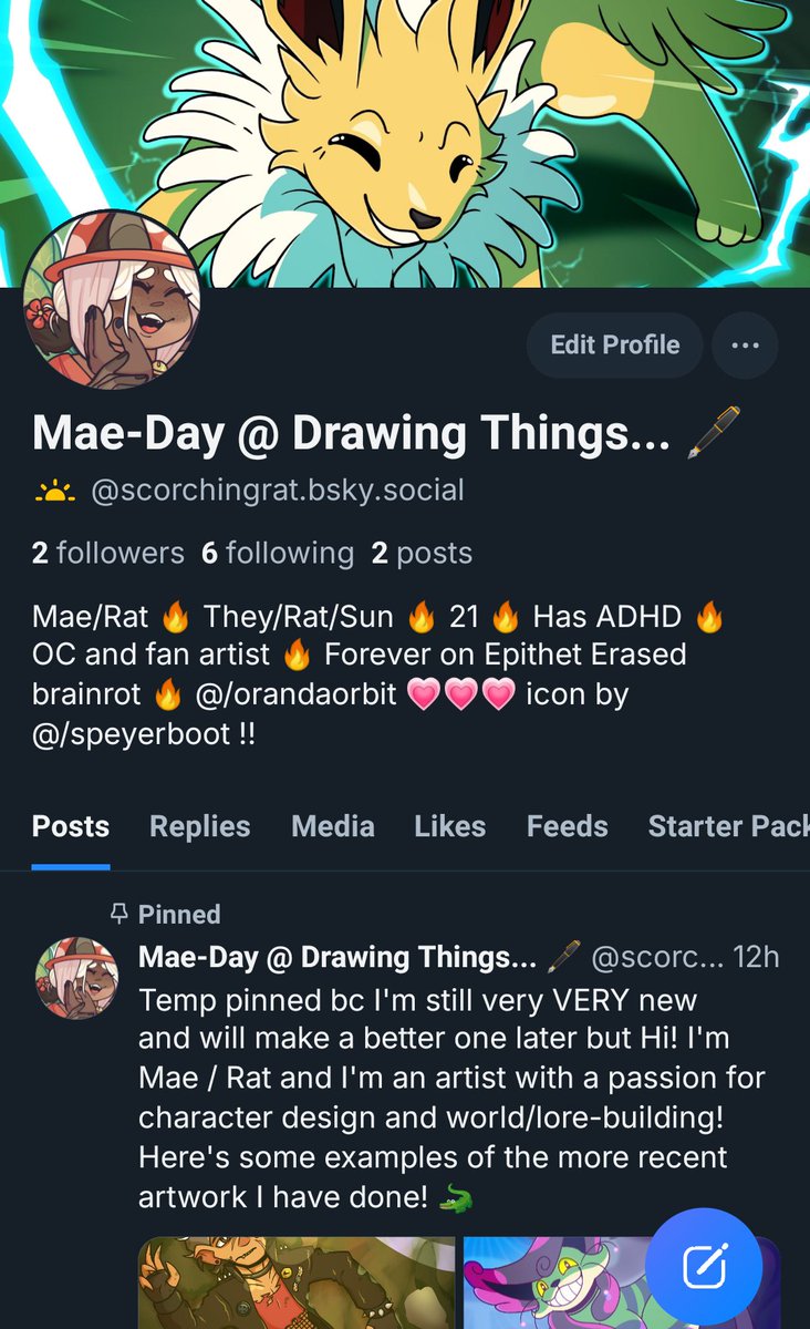 Mae-Day @ go to 💙🦋 tweet media