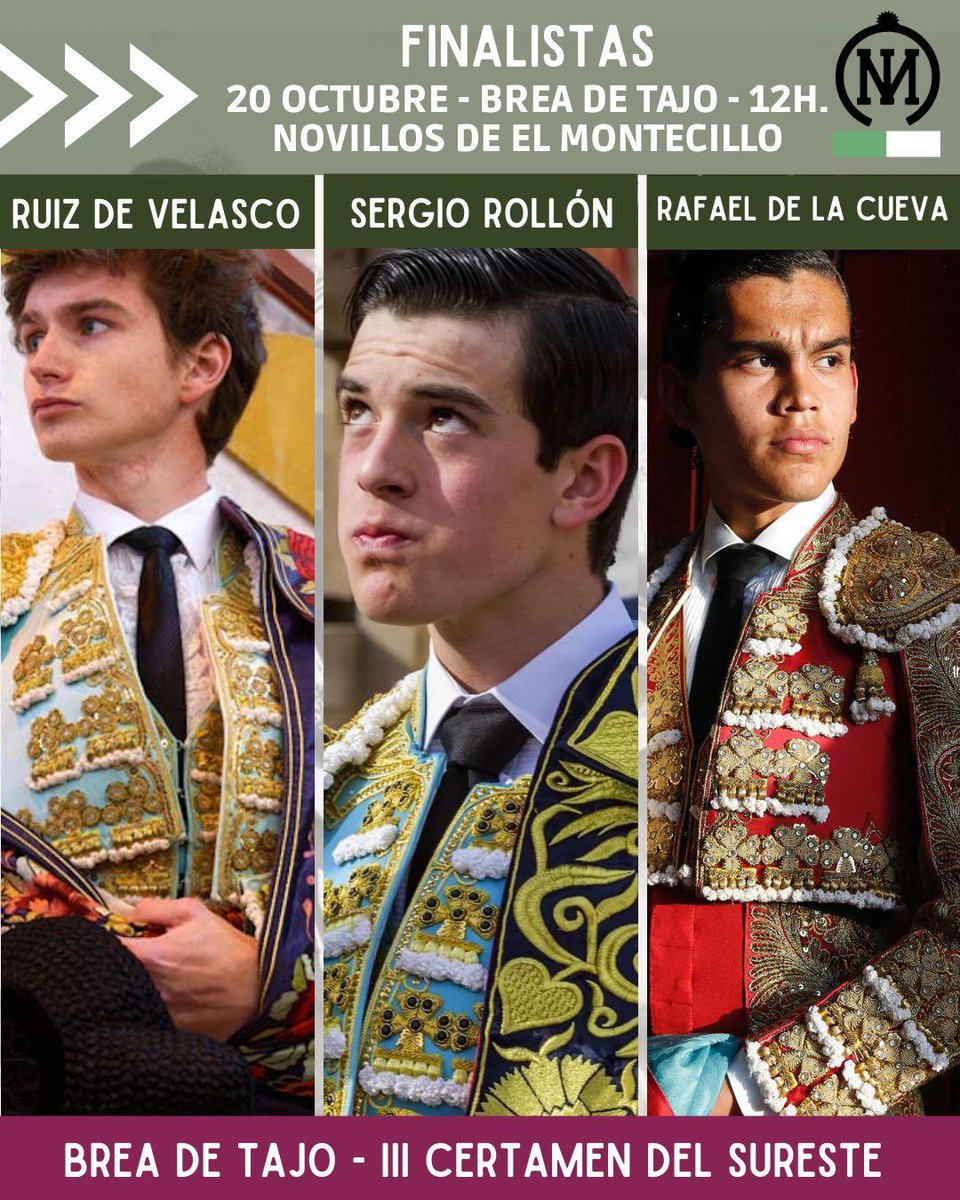 BacoTauro's tweet photo. Para los que no lo conozcáis 

existe un CERTAMEN TOP

@RiberaTajuna 

en el SUDESTE de MADRID

de NOVILLADAS SIN PICADORES 

que AGLUTINA lo MEJOR

tanto de GANADERÍAS 

como de NOVILLEROS 

Os COMPARTO el VÍDEO 

RESUMEN de la FINAL 

en BREA de TAJO

🎥 @Guarismodelocho 

🇪🇸 ⭐️⭐️⭐️⭐️⭐️⭐️⭐️❤️🤘🏽

HILO 1/7