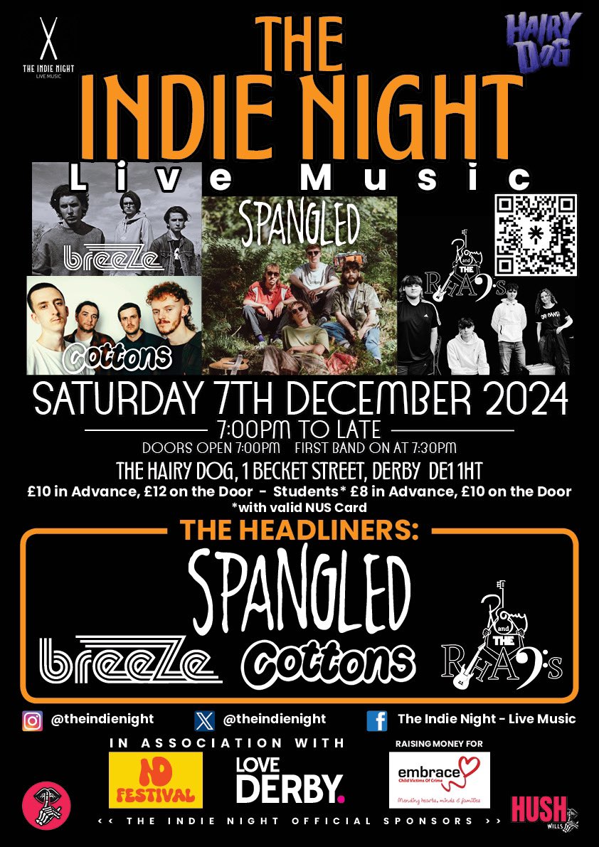 The Indie Night (@theindienight) on Twitter photo Two great nights of music coming your way in December <a href="/sidneymatilda/">sidneyandmatilda</a> SHEFF 05/12 & <a href="/hairydogderby/">The Hairy Dog</a> DERBY 07/12 - <a href="/skiddle/">Skiddle</a> link to all events below:
skiddle.com/g/the-indie-niโฆ Two great nights of music coming your way in December <a href="/sidneymatilda/">sidneyandmatilda</a> SHEFF 05/12 & <a href="/hairydogderby/">The Hairy Dog</a> DERBY 07/12 - <a href="/skiddle/">Skiddle</a> link to all events below:
skiddle.com/g/the-indie-niโฆ
