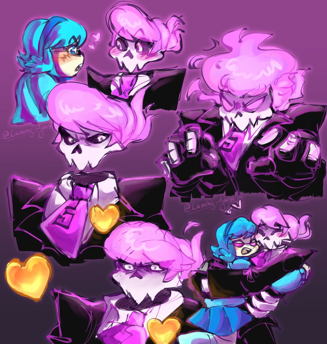 Lammy_Yooki's tweet photo. MSA fandom pls revive i miss msa so much ;((( <333 
anyways them<3 

#lewispepper #viviyukino https://t.co/NRMvDKxvzA