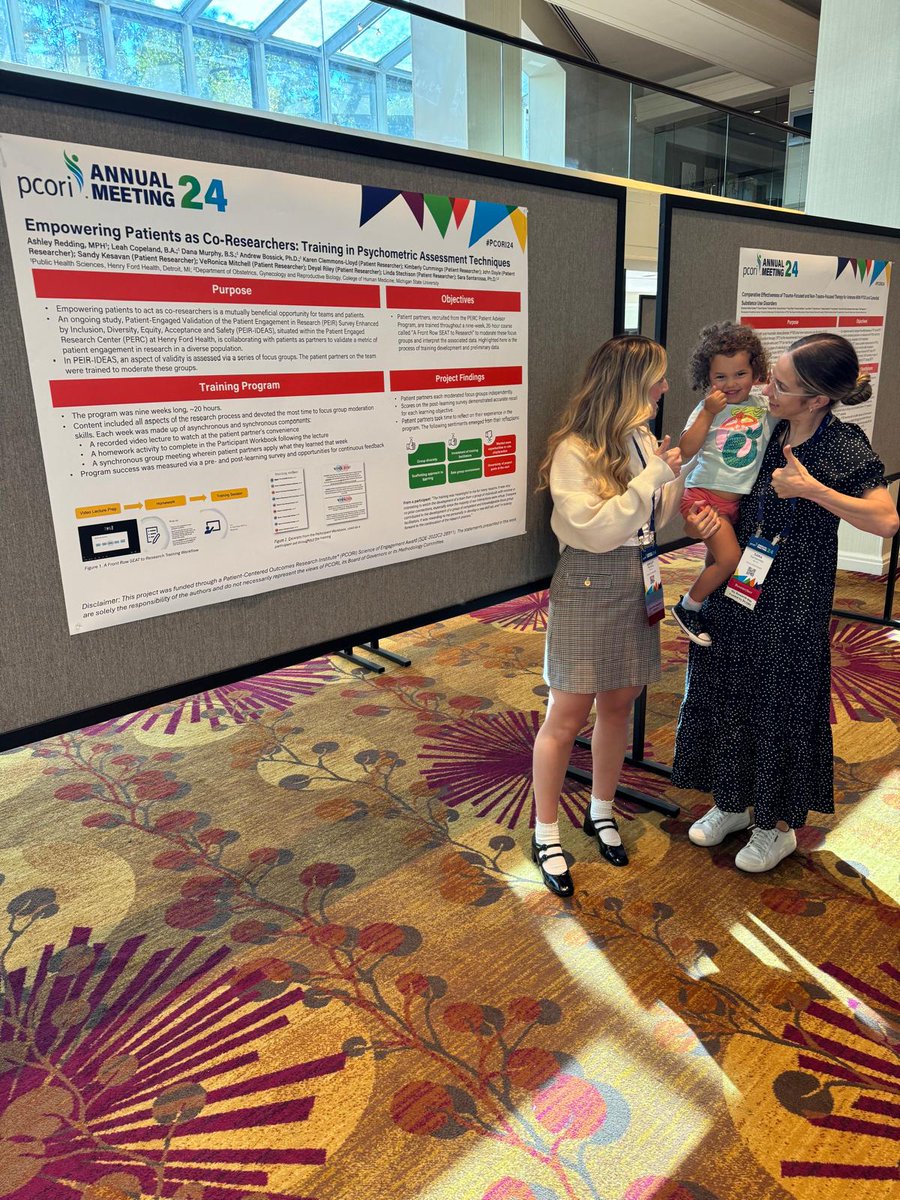 Inspiring the next generation of patient-centered researchers <a href="/PCORI/">The Patient-Centered Outcomes Research Institute</a>! <a href="/aredding_/">ashley redding</a> showcasing the work we do <a href="/HenryFordHealth/">Henry Ford Health</a>