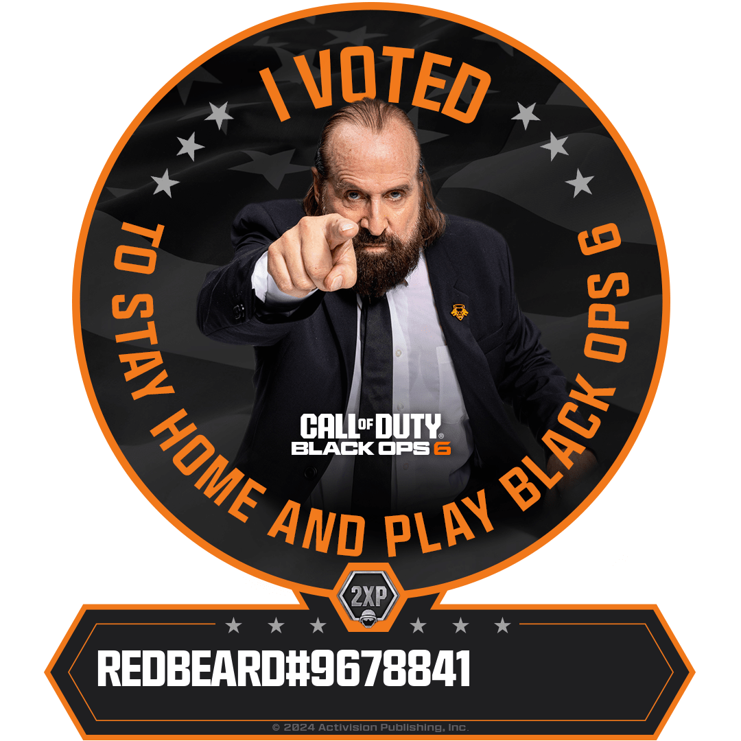 CallofDuty's tweet image. @DisRedBeard Congrats, the last 1 Hour Double XP token you can claim is for 1 Hour of BattlePass Double XP! All 3 tokens will be in your account on October 25 for the launch of #BlackOps6!