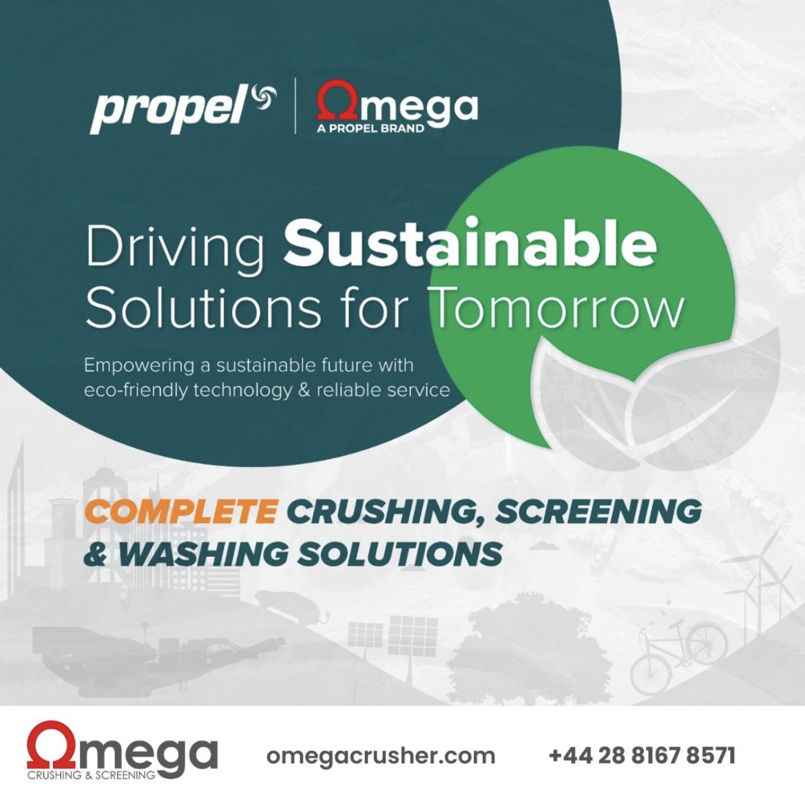 𝐄𝐦𝐩𝐨𝐰𝐞𝐫𝐢𝐧𝐠 𝐚 𝐒𝐮𝐬𝐭𝐚𝐢𝐧𝐚𝐛𝐥𝐞 𝐅𝐮𝐭𝐮𝐫𝐞 𝐓𝐨𝐠𝐞𝐭𝐡𝐞𝐫!

Learn more about our journey: propelind.com omegacrusher.com

The Future Is Electric