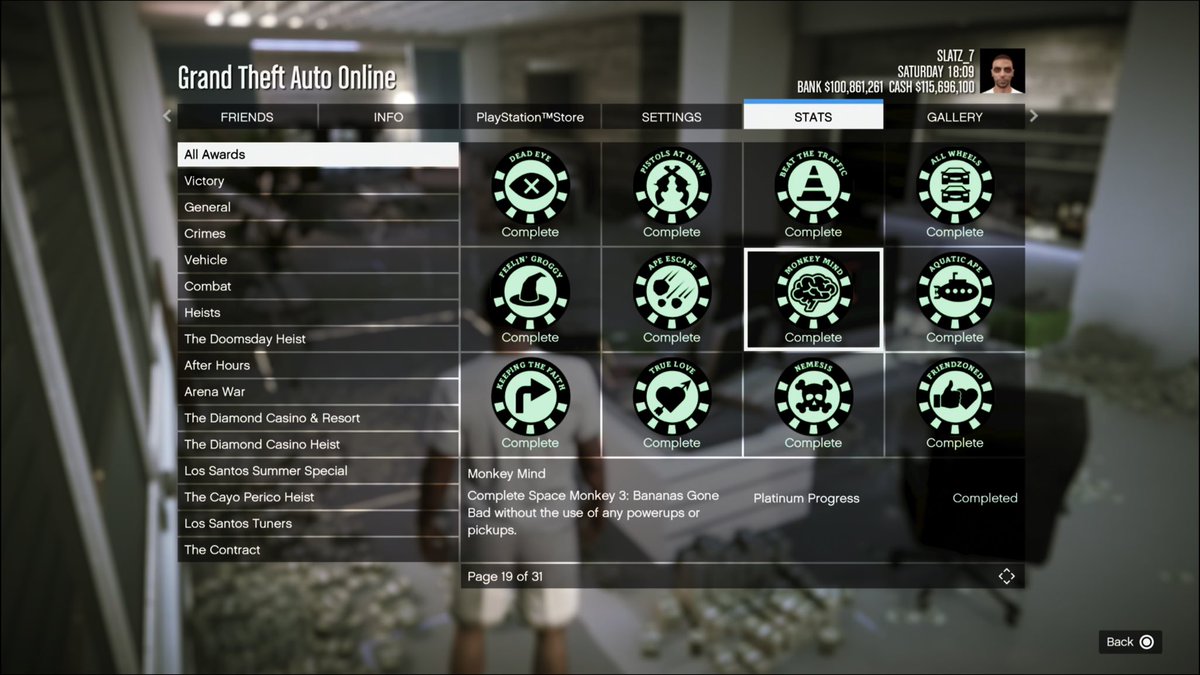 GTA Online - All Platinum Awards Complete - youtu.be/_8XUi5MZO40?si…
#GTAOnline