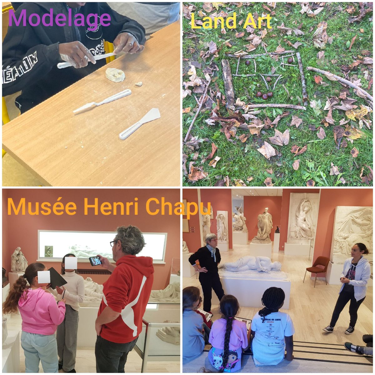 MarieBaillau's tweet photo. #IENLeMéeSurSeine. Des #VacancesApprenantes axées sur les explorations scientifiques, artistiques et culturelles. Au programme : expériences sur la #lumière et la #chimie, #activitésplastiques, #modelage, #LandArt et visite du #MuséeHenriChapu. Une belle façon de s’épanouir !😊 https://t.co/oPI4aaYweK