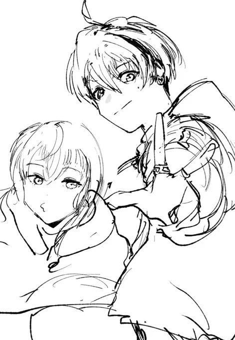 おはようございます☀️
絵は去年、描いた落書きです。 