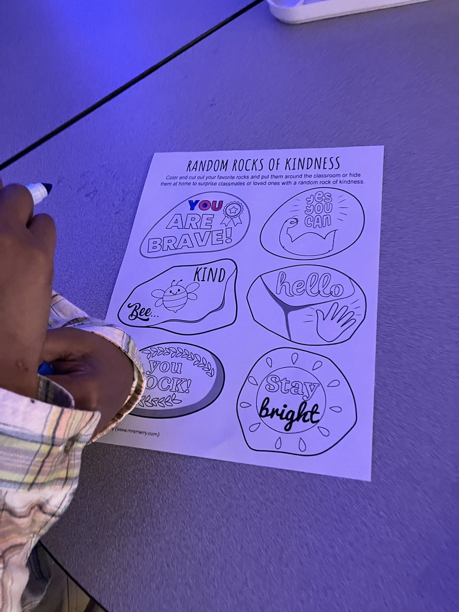 Kindness Club Rocks! #warrenwill #bekind