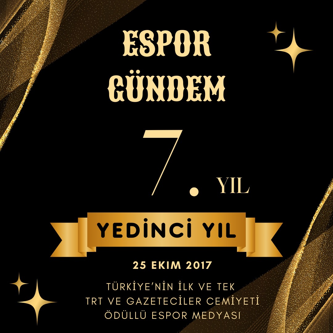 -ESPOR GÜNDEM 7 YAŞINDA -

25 Ekim 2017 itibariyle çıktığımız bu yolda destekleriniz için sonsuz teşekkürler! 

Nice Yıllara!
