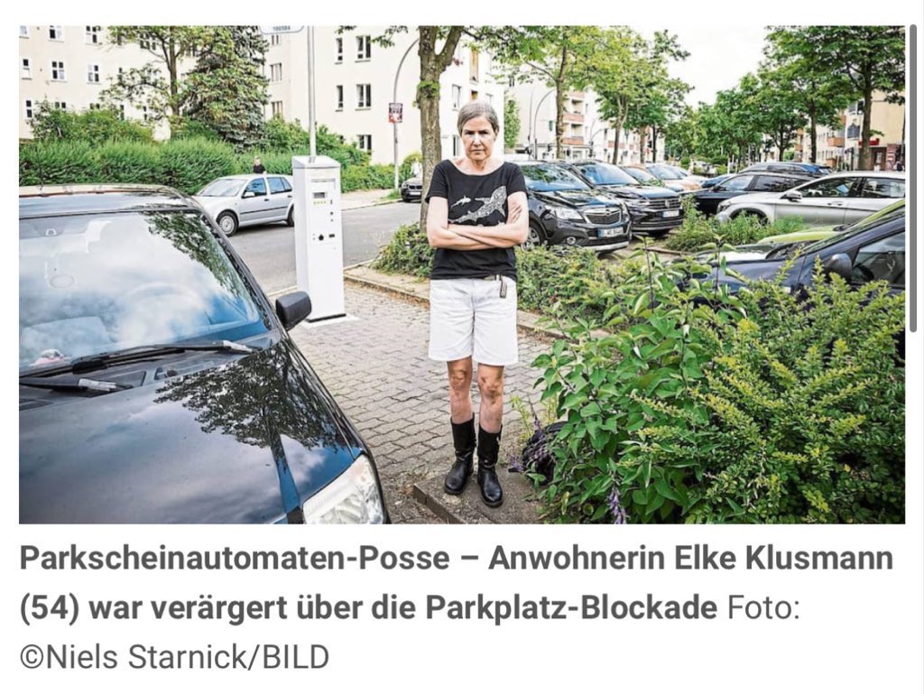 Wir danken der <a href="/cdufraktion_ts/">CDU-Fraktion Tempelhof-Schöneberg</a> für den tapferen Kampf um 8 Parkplätze! In der Parkzone 84 wird es zukünftig 2.245 Parkplätze geben. Vorher waren es nur 2.237. Nach Einschätzung von Experten soll der Parkdruck durch diese Maßnahme deutlich reduziert werden.
bz-berlin.de/berlin/parksch…