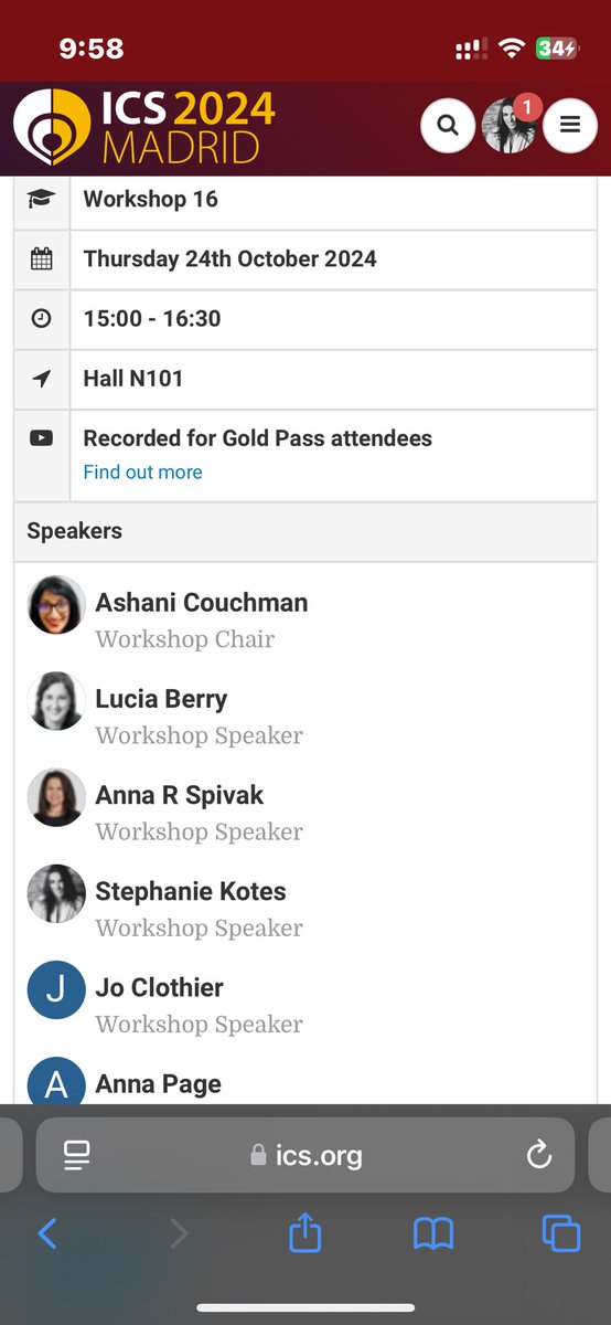Stephanie Kotes (@stephkotes) on Twitter photo What a turnout for our workshop on adolescent pelvic pain and bladder/bowel dysfunction <a href="/icsoffice/">ICS</a>
#fullhouse #ics2024 #functionalurology #colorectalsurgery
#pelvicpain #mdt
<a href="/annaspivs/">Anna Spivak</a> <a href="/prasadika/">Ashani Couchman</a> What a turnout for our workshop on adolescent pelvic pain and bladder/bowel dysfunction <a href="/icsoffice/">ICS</a>
#fullhouse #ics2024 #functionalurology #colorectalsurgery
#pelvicpain #mdt
<a href="/annaspivs/">Anna Spivak</a> <a href="/prasadika/">Ashani Couchman</a>