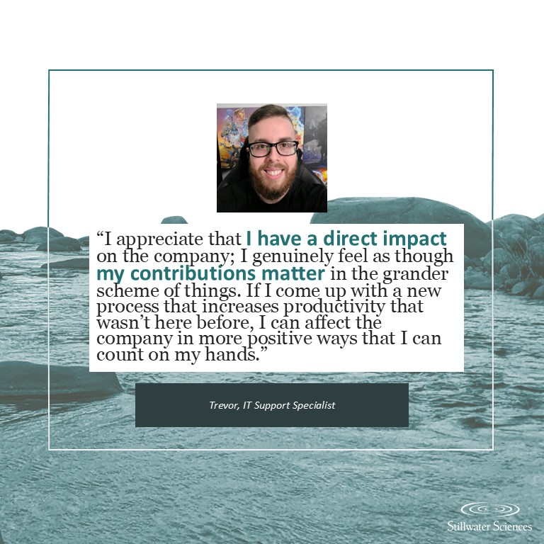 When you are part of an employee-owned business, all voices and all contributions make an impact! #ESOP #employeeowners