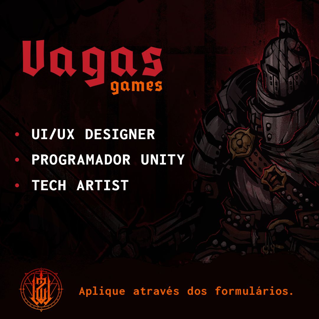 A <a href="/2Wedges/">2 Wedges</a> é um estúdio indie com foco em jogos de temática dark composto por profissionais talentosos e experientes que compartilham um amor por RPGs e jogos atmosféricos. Procuram:

- UI/UX Designer
- Programador Unity

(link para se candidatar nos comments)

#gamejobs #brasil