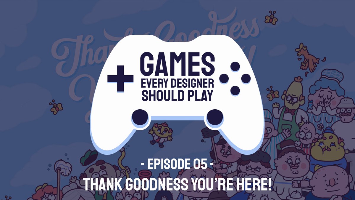 🚨 New Podcast Episode of Games Every Designer Should Play is out! 🎮🎙️

In Ep5, we dive into the hilarious world of Thank Goodness You’re Here! We discuss voice acting, comedy theory, and how the game reacts to players. Listen now! 🎧#thankgoodnessyourehere #gamedesign #gamedev