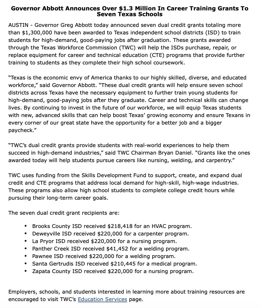 Governor Abbott Press Office tweet media