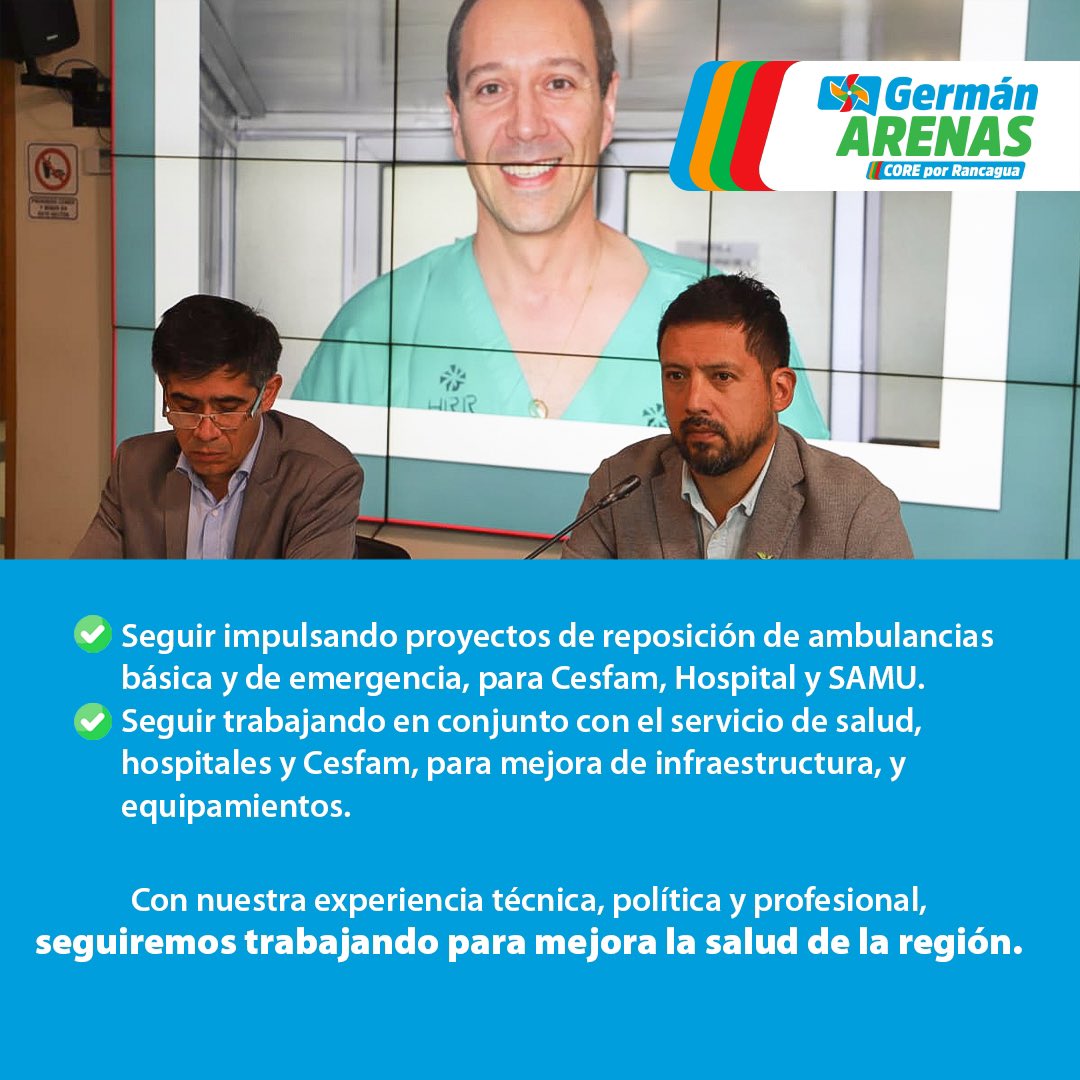 Nuestro trabajo y propuestas por la #saludpública de #Rancagua y la #RegióndeOhiggins para la reelección al #ConsejoRegional #Core