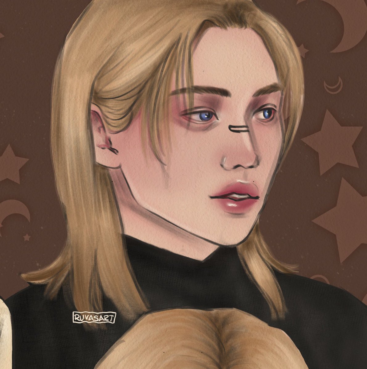 ruvasketch's tweet photo. here we aree Felix ✨
#Felix #straykids #kpopfanart #Procreate https://t.co/pZ3YFqVW7A