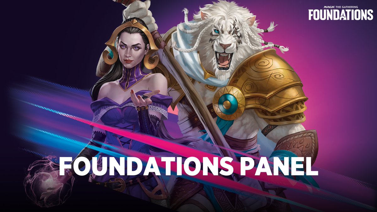 Mark your calendar and set an alarm, 24 hours from now we kick off #MTGFoundations with The Preview Panel from the Mana Stage at #MCVegas!

For those at home, we'll be showing off the cool reveals here and getting the VOD on YouTube as soon as we can.