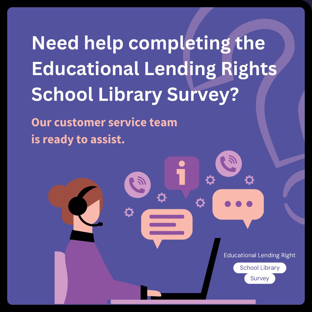 Time to complete the Educational Lending Rights School Library Survey is running out! If your school has been invited to participate and you need help completing it, contact our friendly customer service team for assistance at elr@esa.edu.au.