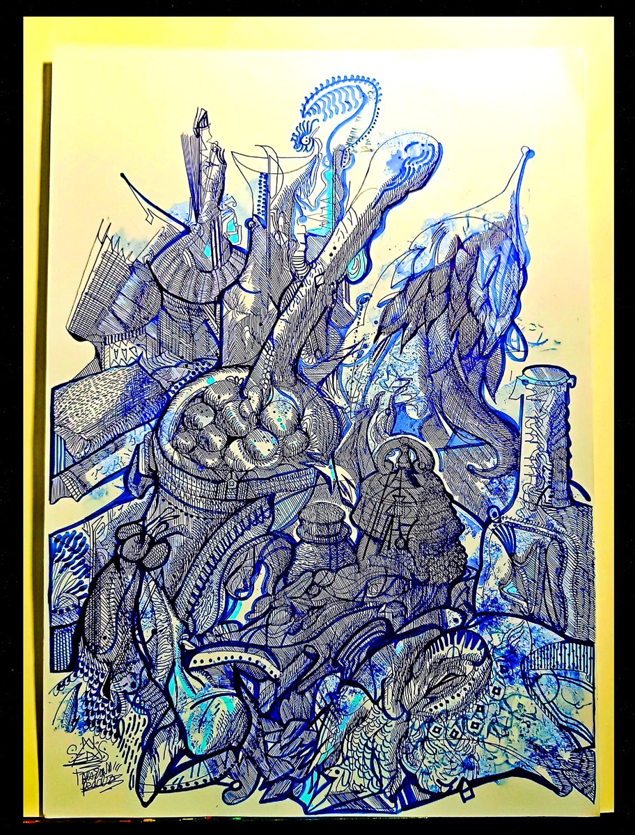 ZDX_inking's tweet photo. You are Late - In The Meantime, Eat Gorgeous Excitements

Inktober ° Back To Back.

#drawing #dibujo #ilustration #inking #ink #inktober #inktober2024 #underground #alternative #strange #inkdrawing #experimental #tinta #sketchbook #color https://t.co/9bnLD1oAcu