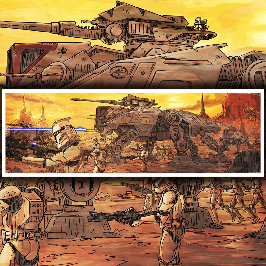 Acme Archives Ltd. (@acmearchives) on Twitter photo New #clonewars artwork by <a href="/WoodsideArt/">Brent and Kayla Woodside</a> is available now! acmearchivesdirect.com New #clonewars artwork by <a href="/WoodsideArt/">Brent and Kayla Woodside</a> is available now! acmearchivesdirect.com