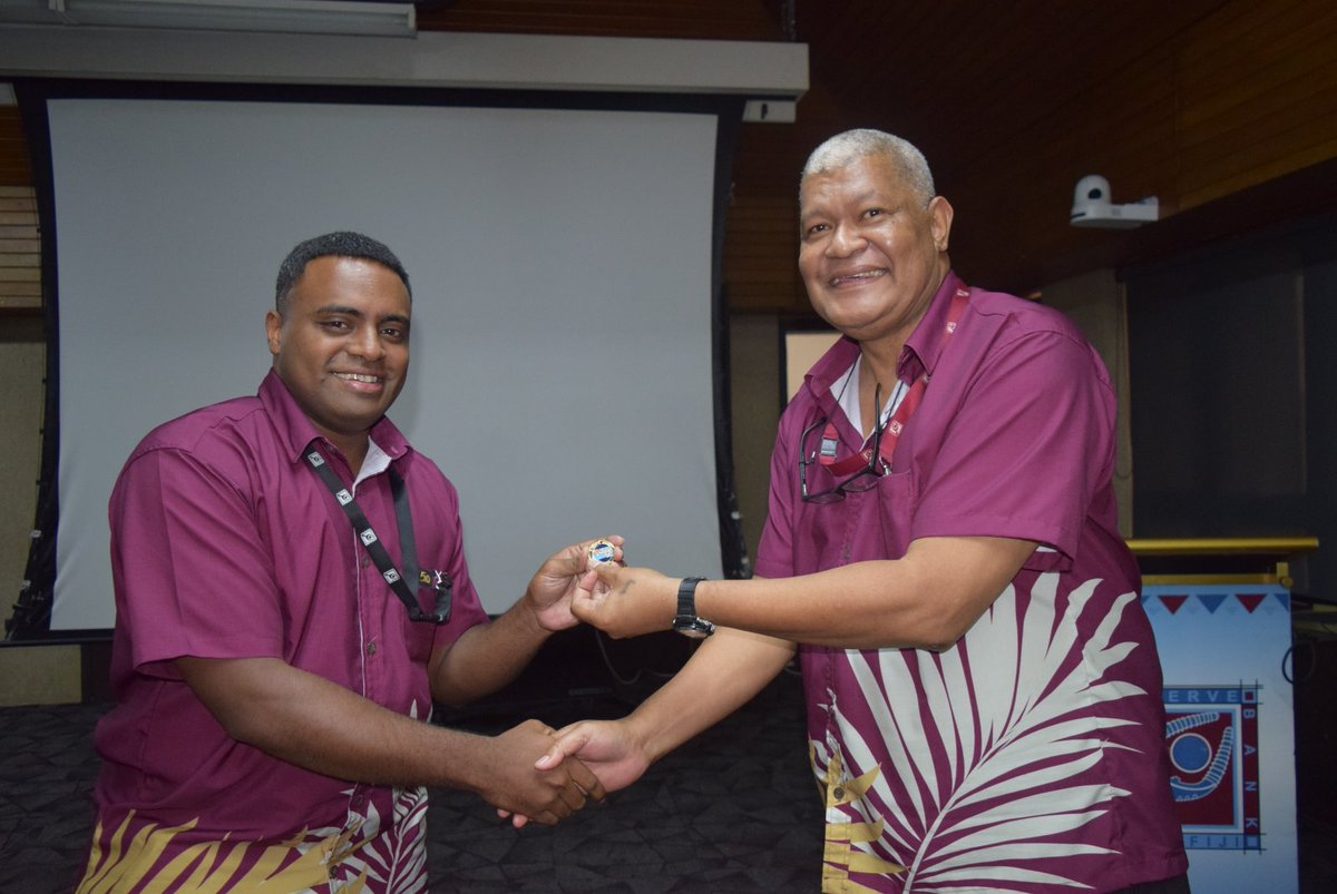 FICAC_Official's tweet photo. New recruits at Reserve Bank of Fiji undertake Ethics &amp; Values and Anti-Bribery Training. One-day session was facilitated by PCPO Paulina Rauca and CPO Iowane Madigibuli.#FICAC #FightingCorruptionTogether #SayNoToCorruption #Idontacceptbribes https://t.co/7HDIFi75TF