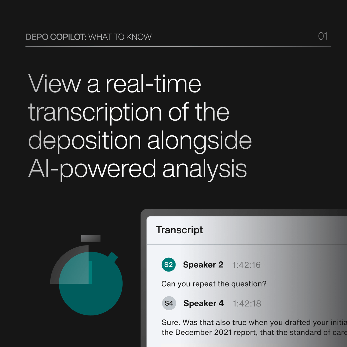filevine's tweet photo. Slide ➡️➡️➡️ to get to know Filevine's newest deposition assistant, Depo CoPilot.

Join the waitlist: https://t.co/kBgj2bqUPl.

#LegalTech | #Filevine | #DepoCoPilot | #LawTwitter https://t.co/I5EYdDRzpx