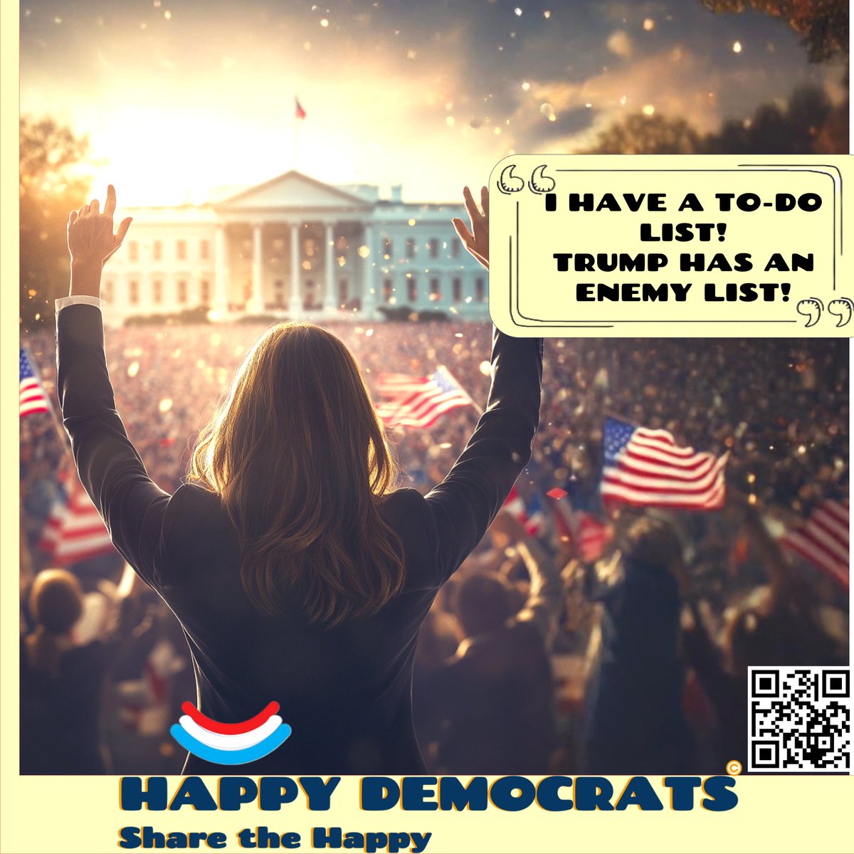 HappyDemocrats's tweet image. Kamala Harris delivers a powerful closing argument speech at Ellipse, site of Trump’s January 6 rally! #HarrisWalz2024 #KamalaHarris4POTUS2024 @KamalaHarris