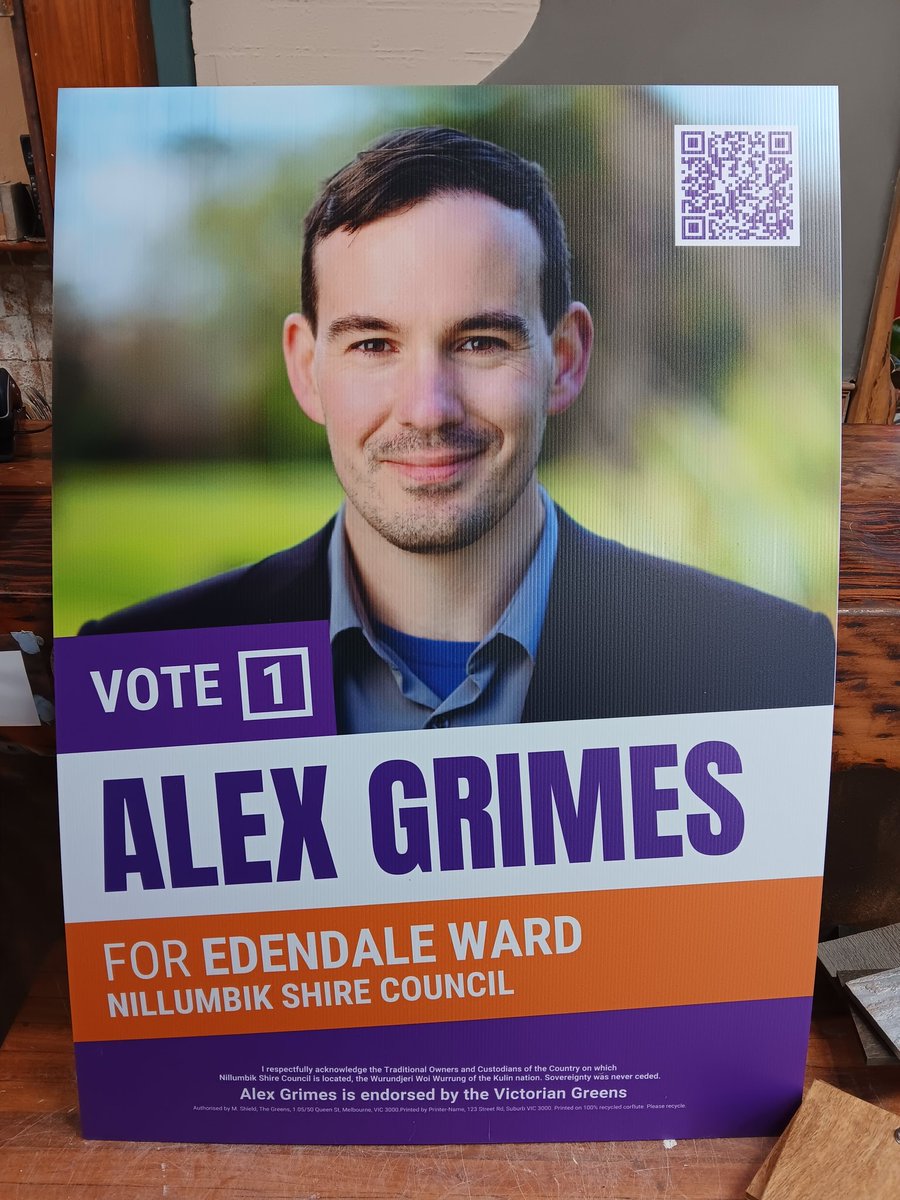 AlexGrimesGreen's tweet photo. Tonight, 6 PM, get your votes in! That's it! It's done! No more voting after that. Find your nearest postbox or head down to 970 Main Rd, Eltham &amp; fill out your ballot at the electoral office. Please make sure you number every box, 1-7 in the case of Edendale Ward. #EdendaleWard https://t.co/MFw6PnSsJp