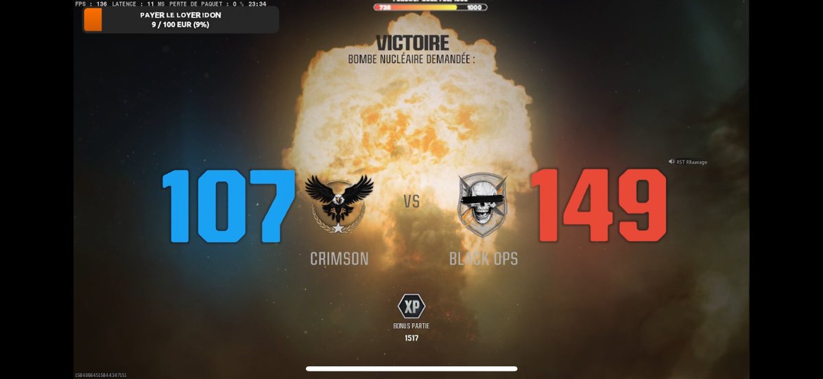 RRaavageVM's tweet photo. Première nucléaire !! incroyable ce jeu
Merci @TheKairi78 pour le coaching parfait https://t.co/CUthza3omi